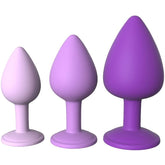FANTASÍA PARA ELLA - SET PLUG ANAL MORADO